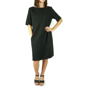 Lafayette 148 Short Sleeve Shift‎ Dress with pockets